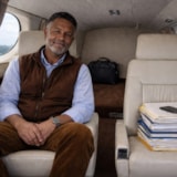 Cessna 414 Executive Cabin Interior with Comfortable Passenger Seating