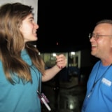Mission volunteers confer during Honduras medical outreach