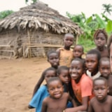 Volunteer visits village and connects with local children